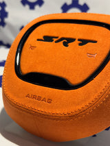 2015+ Dodge Airbag Cover - Orange Alcantara