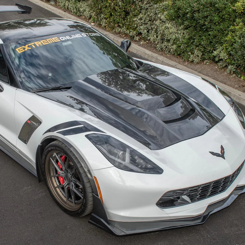 Corvette C7 Cowl Vented Extractor Hood