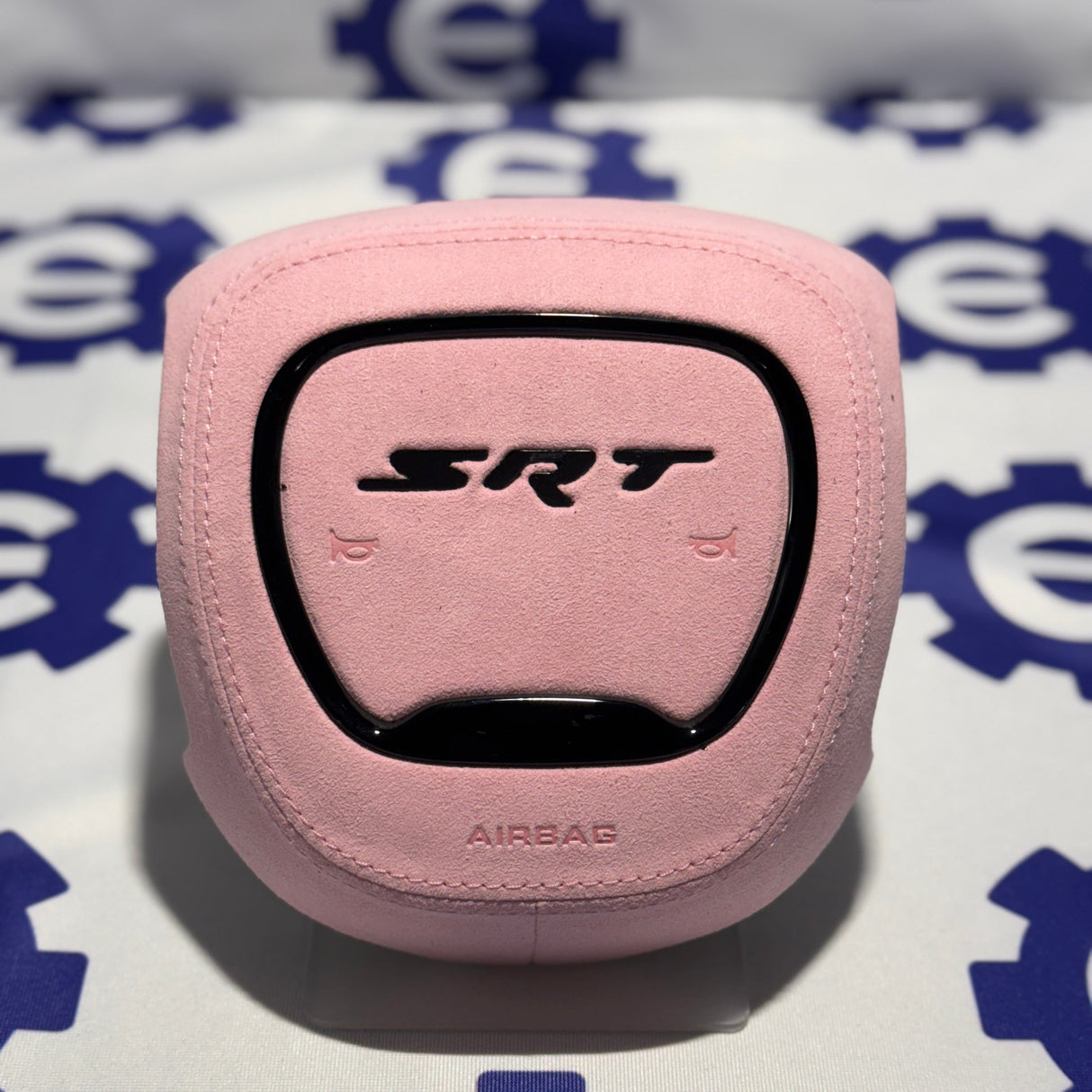2015+ Dodge Airbag Cover - Pink Alcantara