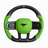 2024+ Ford Mustang Carbon Fiber Steering Wheel - Preset