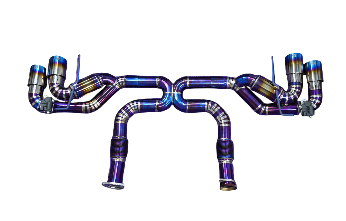 Chevy Corvette C8 Titanium Valved Catback Exhaust - APEX Exhaust