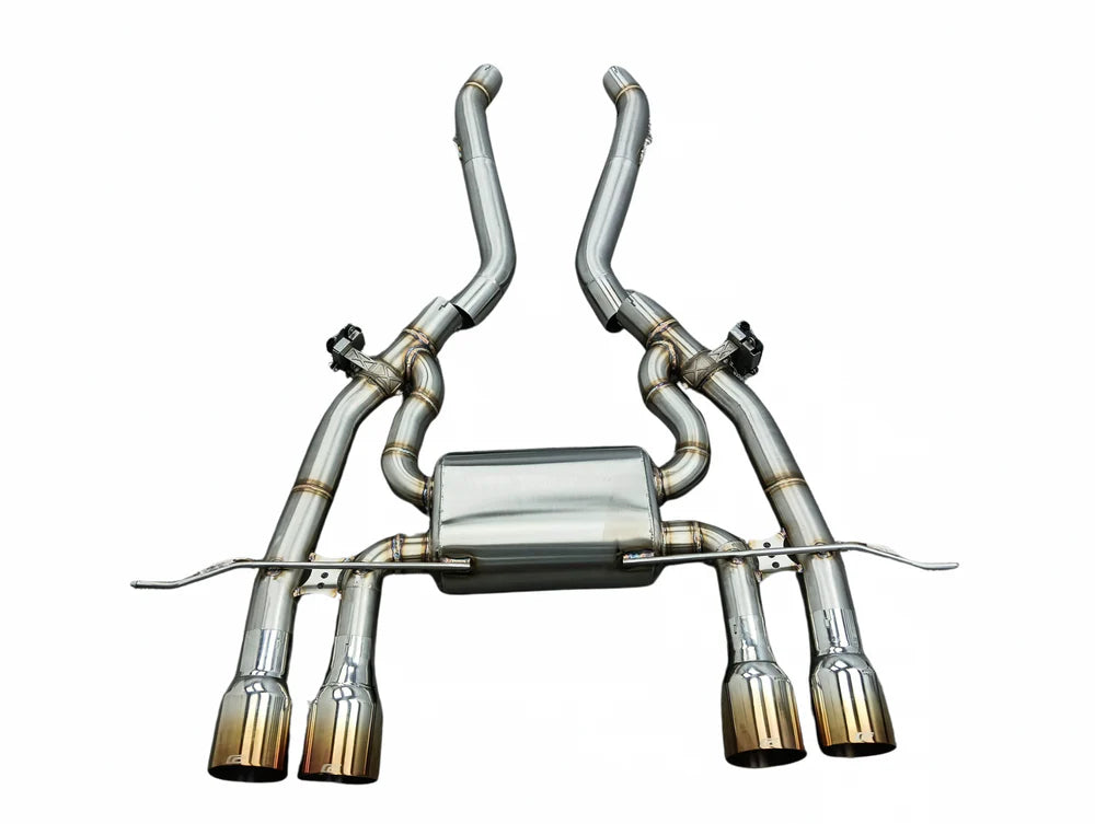 Stainless Steel Valved Axle-Back Exhaust for BMW G87 M2 / G80 M3 / G82–G83 M4 (S58)