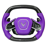 C8 Corvette Carbon Fiber Steering Wheel - Preset