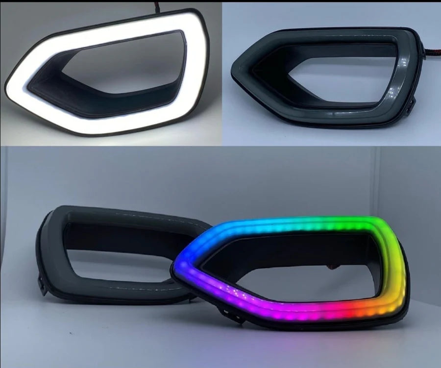 2015-2023 Dodge Charger RGBW Flow Series LED Grill Snorkel Lights