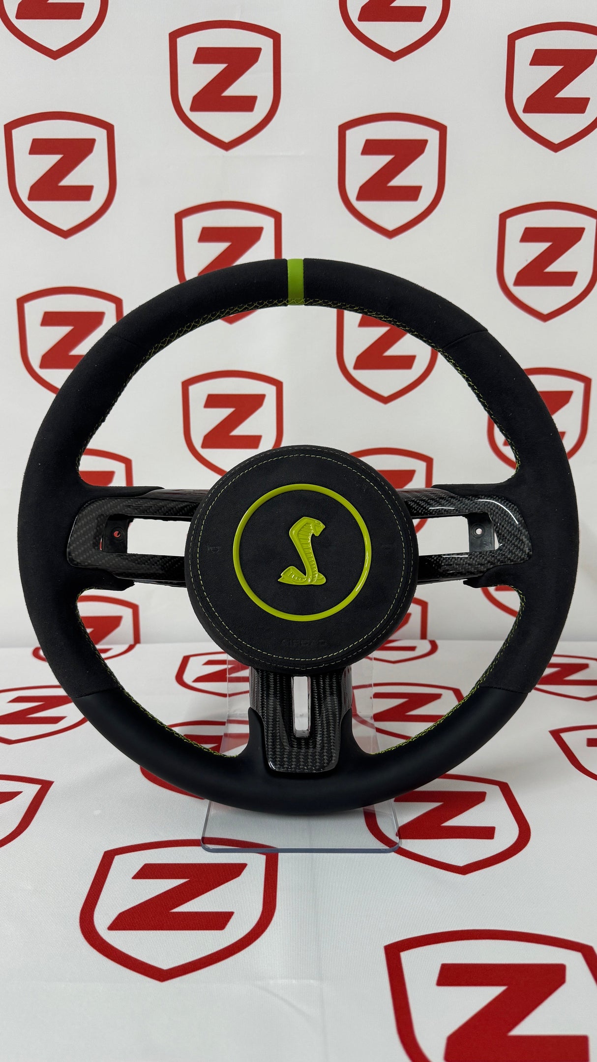 2015-2023 Shelby GT350/GT500 Carbon Fiber Steering Wheel - Customizable