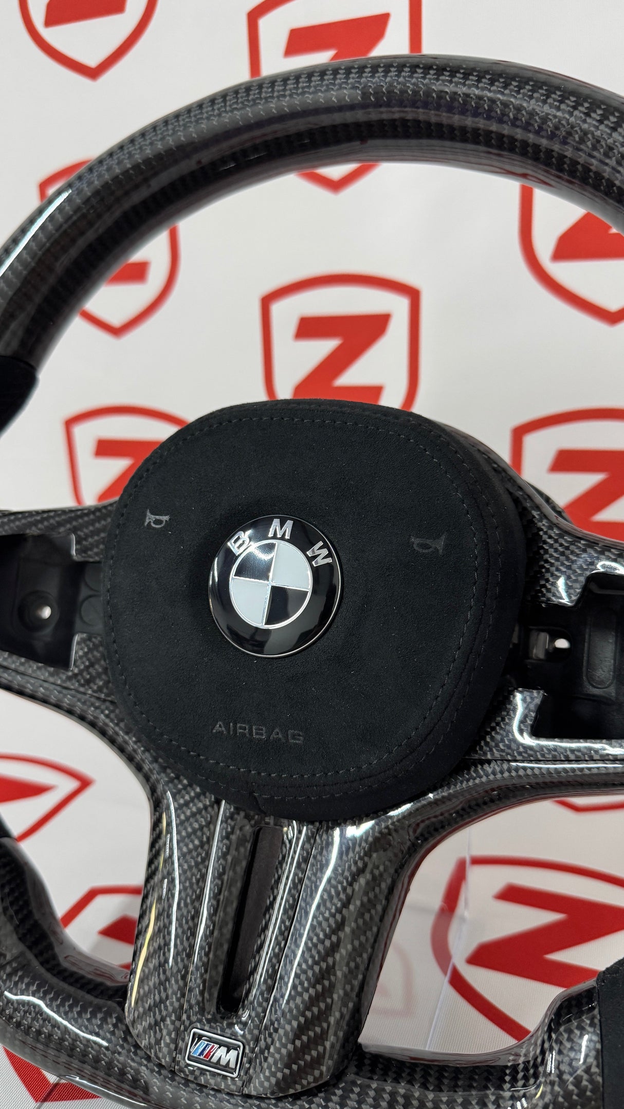 BMW F4X / F9X / G-Chassis Carbon Fiber Steering Wheel + Airbag Cover - Preset