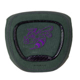 2015-2023 Dodge Airbag Cover - Green W/ Purple Bee