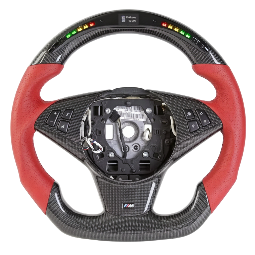 2004-2010 BMW E63 M6 Carbon Fiber Steering Wheel - Customizable