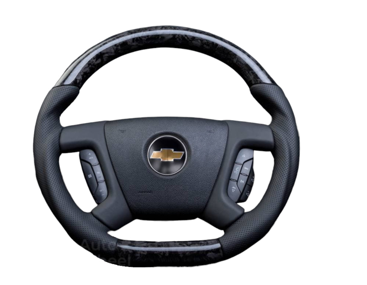 2007-2014 GM Silverado, Sierra, Escalade Carbon Fiber Steering Wheel - Customizable