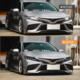 RGB Headlights For 2018-2024 Toyota Camry LE SE XLE XSE TRD (Quad Projectors Headlights)