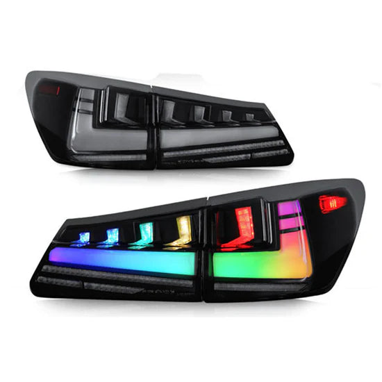 RGB Tail Light For 2006-2012 Lexus IS250 IS350 ISF LED Tail Light Sequential Signal Light