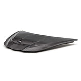 Corvette C8 ZR1 Style Vented Carbon Fiber Hood - Wet Carbon