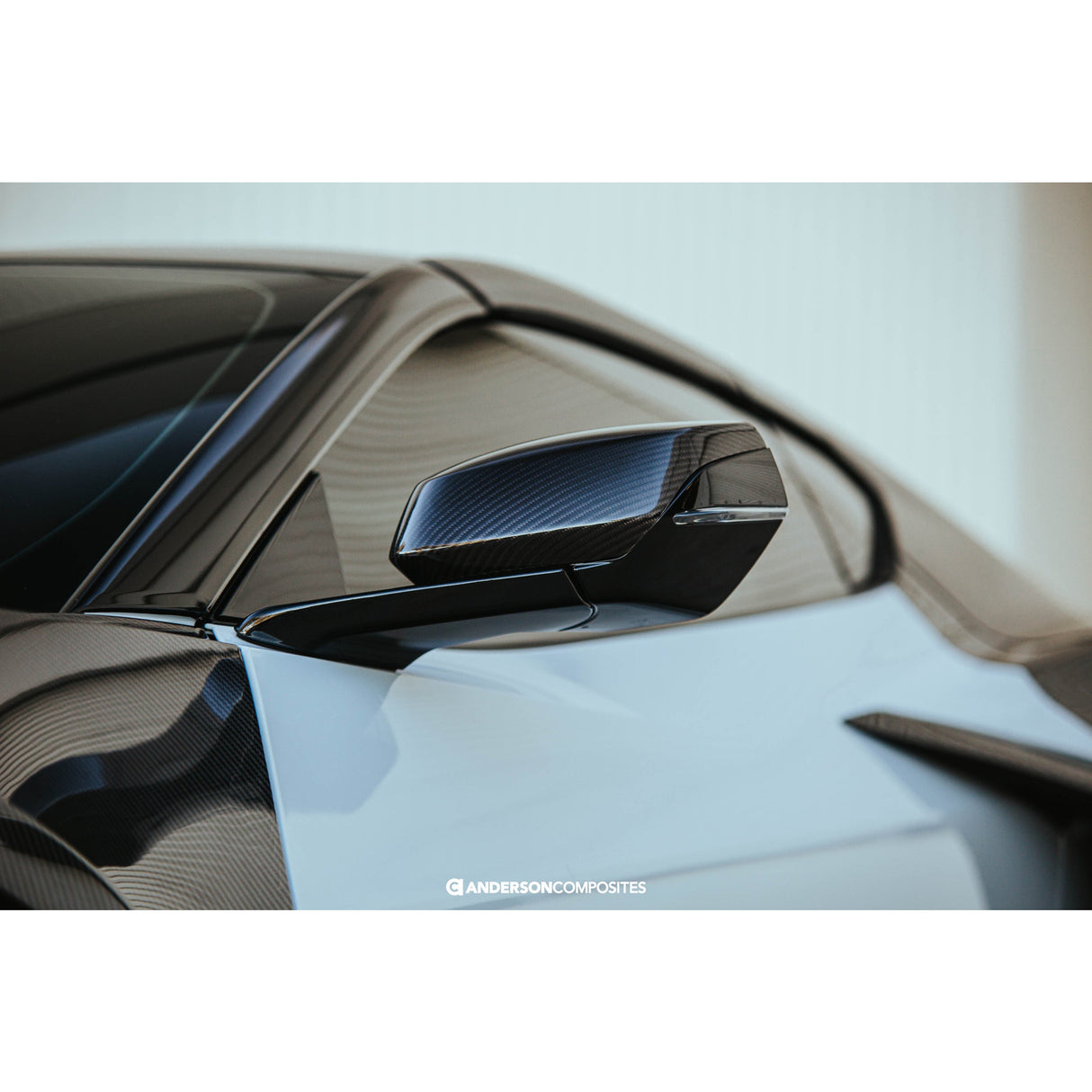 Anderson Composites 20-21 Chevrolet Corvette C8 Stingray Carbon Fiber Mirror Covers