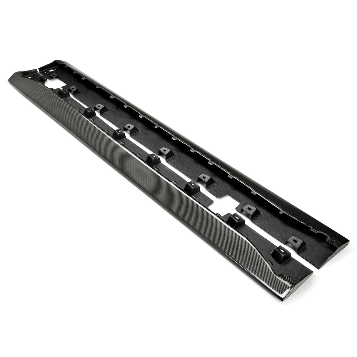Carbon Fiber Side Rocker panel splitter for 2015-2023 Ford Mustang