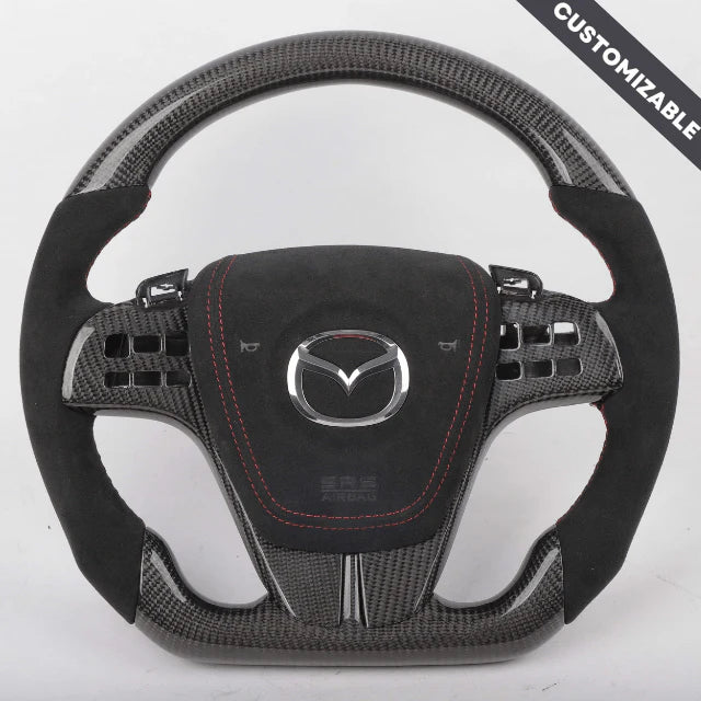 2017+ Mazda Carbon Fiber Steering Wheel - Customizable