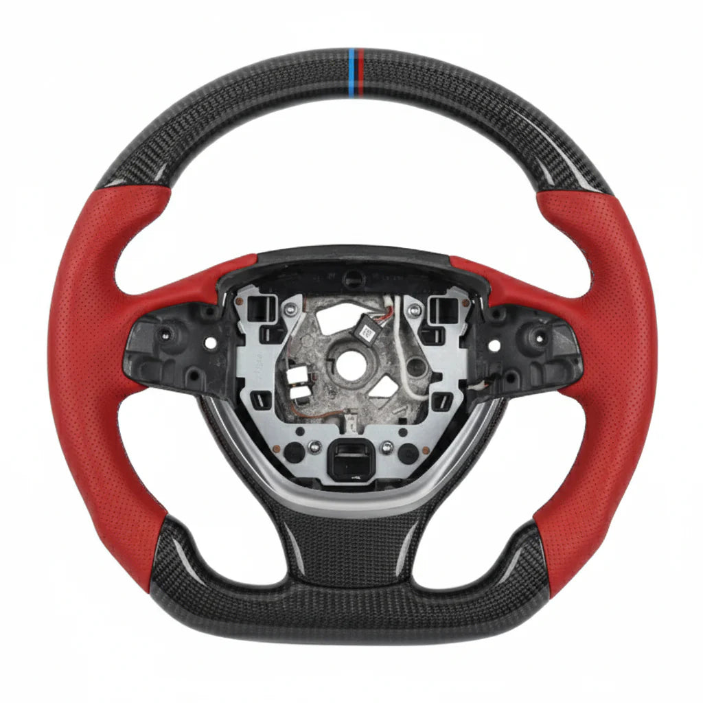 2011-2016 BMW F10 Carbon Fiber Steering Wheel - Customizable
