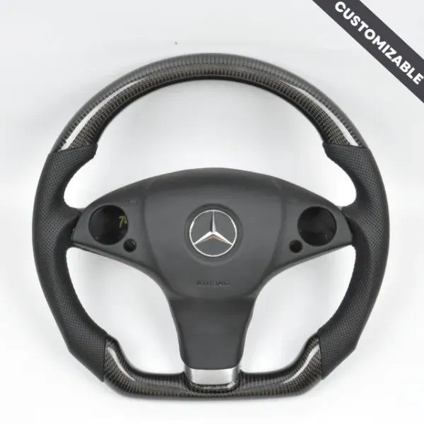 2008-2011 Mercedes C/CLS/E/GLK/SL/SLK Custom Carbon Fiber Steering Wheel