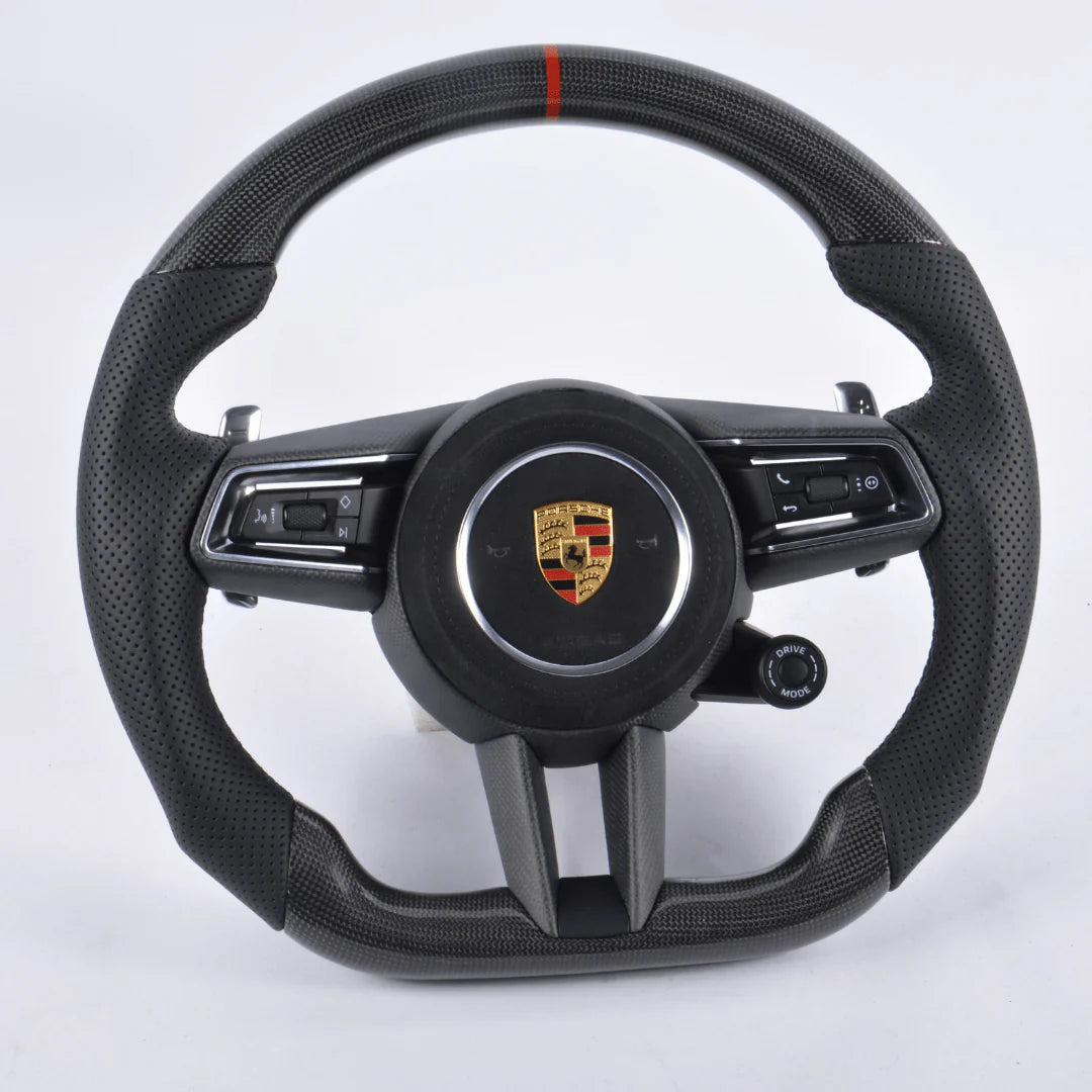 2020+ Porsche 911 (992) / Taycan Carbon Fiber Steering Wheel - Customizable