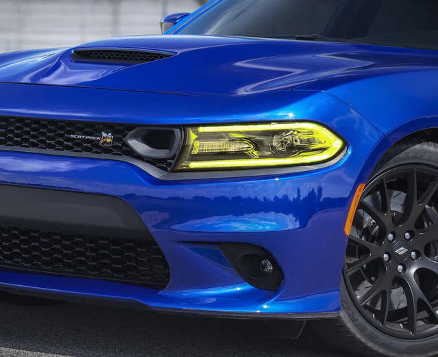 15-23 Dodge Charger 7th Gen RGB Style Dual Beam Projector Headlights