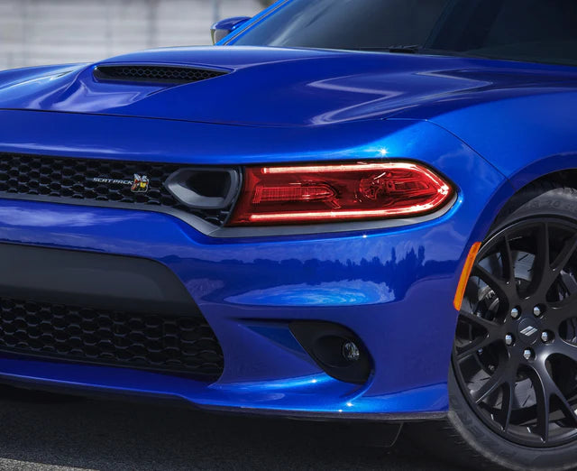 15-23 Dodge Charger 7th Gen RGB Style Dual Beam Projector Headlights