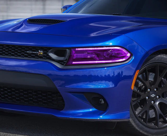 15-23 Dodge Charger 7th Gen RGB Style Dual Beam Projector Headlights