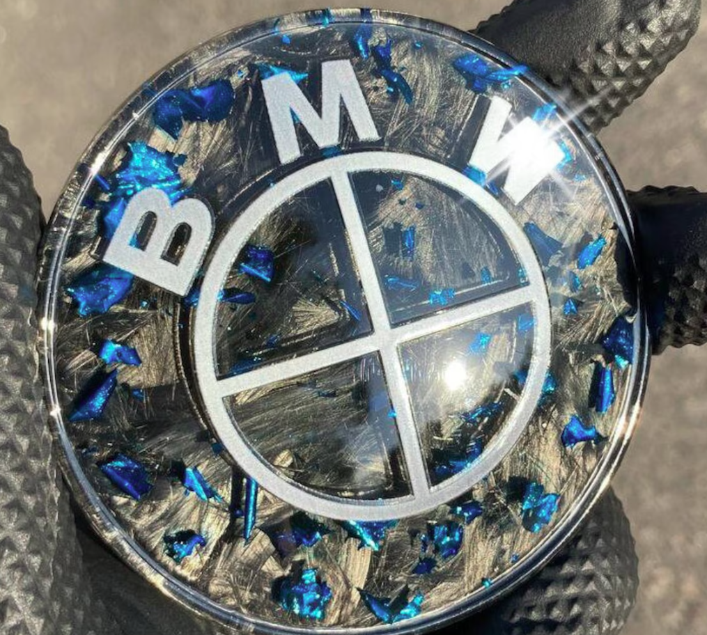 Custom Carbon Fiber Emblem BMW