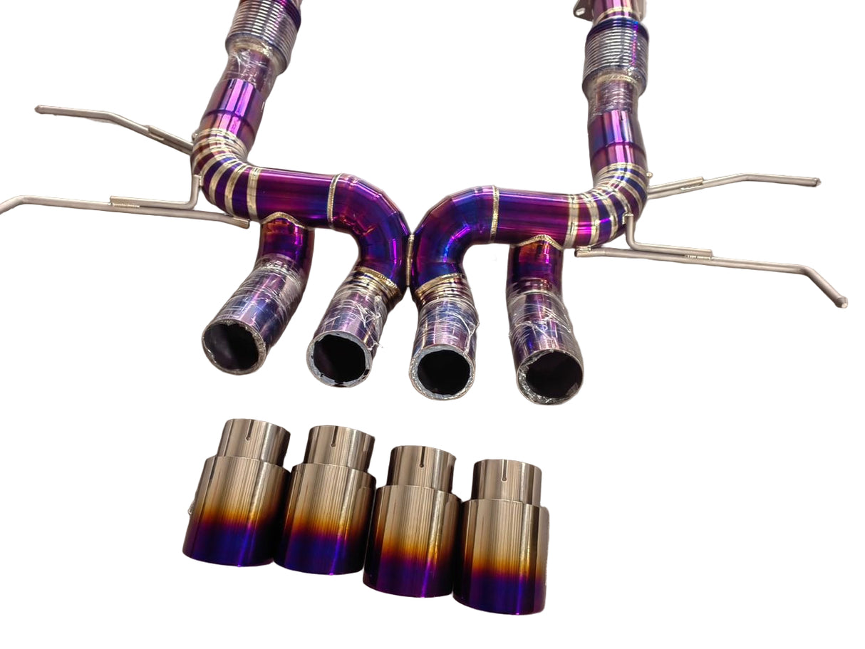 Corvette C8 Z06 Titanium Valved Catback Exhaust - APEX Exhaust