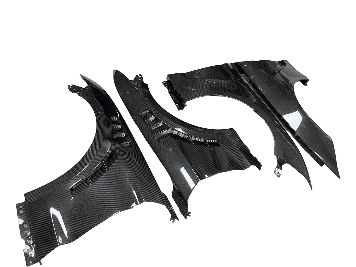 2018-2023 Ford Mustang Carbon Fiber Fenders (GTD Style)