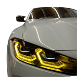 Yellow DRL Style Real Laser LED Headlights - BMW G80 M3 & G82/G83 M4