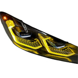 Yellow DRL Style Real Laser LED Headlights - BMW G80 M3 & G82/G83 M4