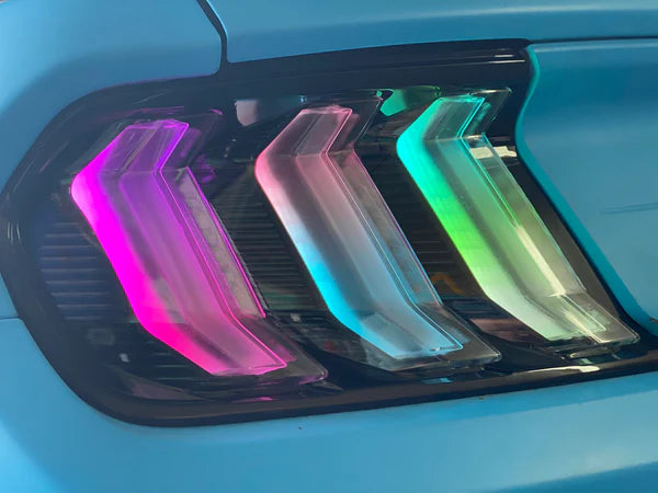 15 - 23 Ford Mustang RGB tail lights - Flow Series