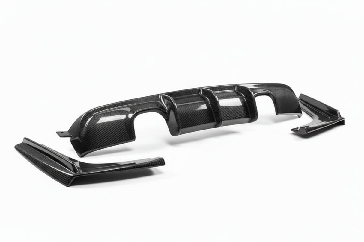 V Style Diffuser Carbon Fiber for BMW F80 M3 / F82 F83 M4