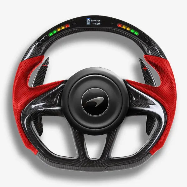 McLaren 720S/765LT/GT Carbon Fiber Steering Wheel - Customizable