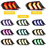 2015-2022 Ford Mustang S650 Style Tail Lights RGB DRL Animation