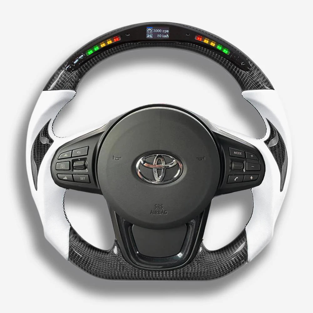 Toyota Supra MK5 Carbon Fiber Steering Wheel - Customizable