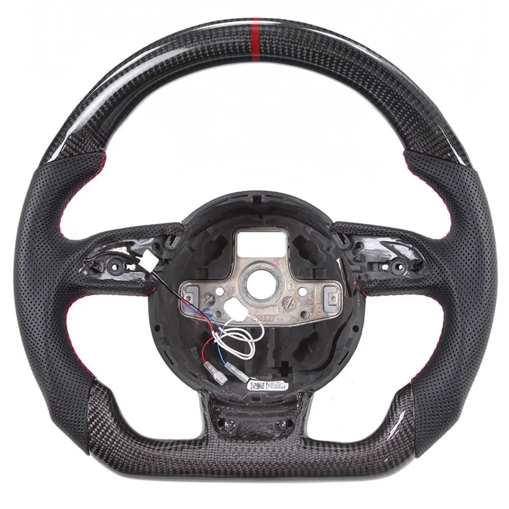 2012-2022 Audi SQ5 S-Line Carbon Fiber Steering Wheel - Customizable