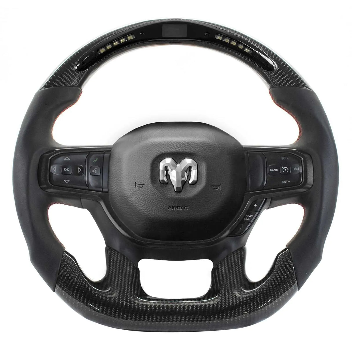 2021-2023 Dodge Ram Carbon Fiber Steering Wheel - Customizable